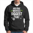 Sentimental Old Holiday Movies Biggest Fan Christmas Films Men Hoodie