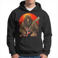 Shredsquatch Bigfoot Heavy Metal Electric Guitar Rock & Roll Hoodie