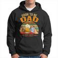 Soon To Be Dad Est 2023 Fathers Day New Dad Vintage Mens Hoodie