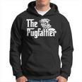 The Pugfather Pug Dad Fathers Day Gift Pug Lovers Hoodie