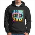 Tie Dye Legend Since 2012 10 Years Old Funny 10Th Birthday Hoodie