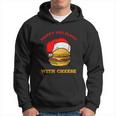 Ugly Christmas Sweater Burger Happy Holidays With Cheese V18 Hoodie