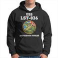 Uss Holmes County Lst-836 Amphibious Force Hoodie