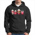 Valentine Coffee Lover Heart Funny Valentines Day Costume Hoodie