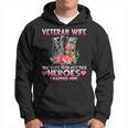 Veteran Wife Most People Never Meet Their Heroes I Married Men Hoodie Graphic Print Hooded Sweatshirt