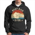 Vintage Best Dad Ever Fist Bump Funny Fathers Day Gift Daddy Hoodie