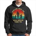 Vintage Dear Dad Great Job Were Awesome Thank You Father Hoodie