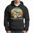 Vintage Dog Lover Gift Best Pit Bull Dad Ever Fathers Day Hoodie