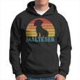 Vintage Malteser Hunde Hunderasse Hundeliebhaber Hund Hoodie