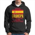 Vintage Spanish Grandpa Spain Flag For Fathers Day Gift For Mens Hoodie
