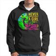 Volleyball Never Underestimate A Girl Who Plays Volleyball Hoodie