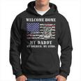 Welcome Home My Daddy Military Dad Soldier Homecoming Retro Hoodie
