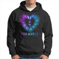 You Matter Dont Let Your Story End Semicolon Heart Hoodie