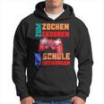 Zum Zocken Geboren Zur Schule Gezwungen I Konsole Gamer Hoodie