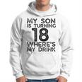 18Th Birthday For Dad Mom 18 Year Old Son Family Squad Hoodie