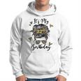 32Nd Birthday Decorations Girl Messy Bun 32 Years Old Bday Hoodie