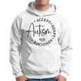 Autism Awareness Month Accept Adapt Advocate Autism Gift Hoodie