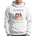 Chillin With My Snowmies Ugly Christmas Snowman Funny Gift Black Hoodie
