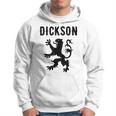 Dickson Clan Scottish Family Name Scotland Heraldry Men Hoodie Graphic Print Hooded Sweatshirt