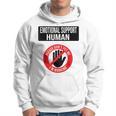 Emotional Support Human Halloween Costume Do Not Pet Me Hoodie