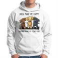Funny Dogs Make Me Happy Humans Make My Head Hurt Hoodie