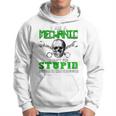 Funny Im A Mechanic Skull Wrench Hoodie