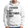 Geburtstag Legendär Seit September 2004 Jahrgang Vintage Hoodie