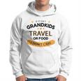 If It Isnt Grandkids Travel Or Food I Dont Care Funny Grandparent Hoodie