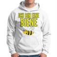 Lustiges Bienen-Motiv Hoodie Ich bin eine Biene in Weiß für Imker