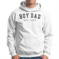 Mens Boy Dad Est 2023 Dad To Be Gifts Fathers Day New Baby Boy Hoodie