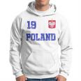 Poland Soccer Jersey Number Ninen Polish Flag Futebol Fan Men Hoodie