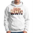 Stay Retro Groovy Hippie Peace Love 60S 70S Matching Outfit Hoodie