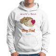 Worlds Best Dog Dad Ever Funny For Pets Lover Hoodie