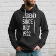 100 Geburtstag Männer Frauen Geboren Juli 1922 Hoodie Geschenke für Ihn