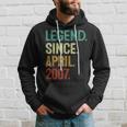 16 Years Old Legend Since April 2007 16Th Birthday Hoodie Gifts for Him