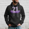 21St Birthday Party Squad I Purple Group Photo Decor Outfit Hoodie Gifts for Him