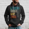 30 Year Old Legend Since May 1993 30Th Birthday Hoodie Gifts for Him
