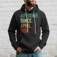 33 Years Old Awesome Since April 1990 33Th Birthday Hoodie Gifts for Him
