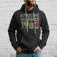 40 Year Old Awesome Since 1983 40Th Birthday Decorations Hoodie Gifts for Him