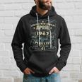 41 Years Old 41Th Birthday Gift Legends Born In April 1982 Hoodie Gifts for Him