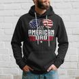 4Th Of July Family Matching All American Dad American Flag Hoodie Gifts for Him