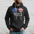 4Th Of July Merica Sunglasses All America Usa Flag Hoodie Gifts for Him