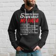 5 Things You Should Know About My Papa - Fathers Day Hoodie Gifts for Him