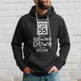55Th Birthday Idea Speed Limit Sign 55 Mph Funny Driving Hoodie Gifts for Him