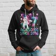 7 Years Old Unicorn Flossing 7Th Birthday Girl Unicorn Party Hoodie Gifts for Him