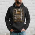 71 Years Old Gifts Decoration March 1952 71St Birthday Hoodie Gifts for Him