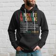 Aircraft Mechanic Definition Funny Noun Definition Gift Hoodie Gifts for Him