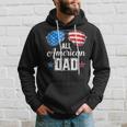 All American Dad Us Flag Sunglasses For Matching 4Th Of July Gift For Mens Hoodie Gifts for Him