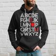 Alphabet Abc I Love You Valentines Day Heart Gifts V3 Hoodie Gifts for Him