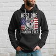 American Flag Best Dog Grandma Ever Siberian Husky Usa Gift For Womens Hoodie Gifts for Him